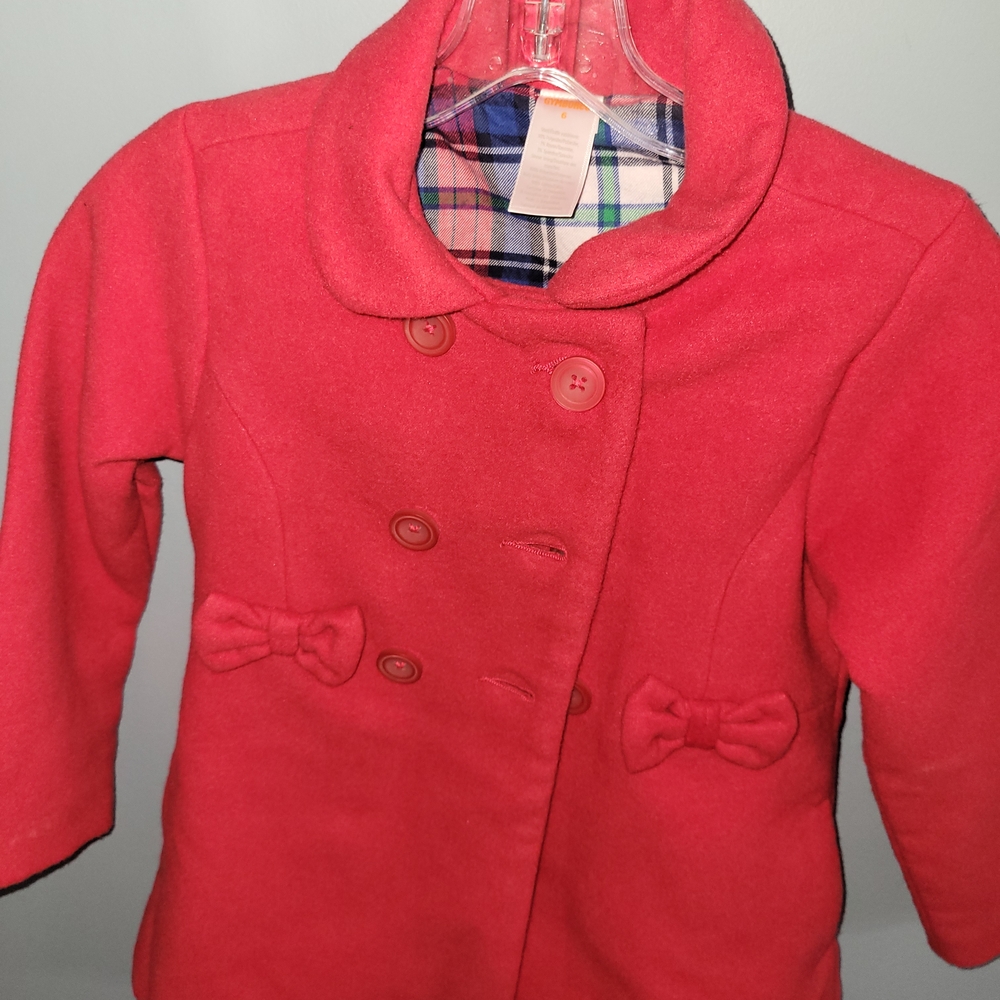 Gymboree Red Pea Coat for Stylish Warmth
